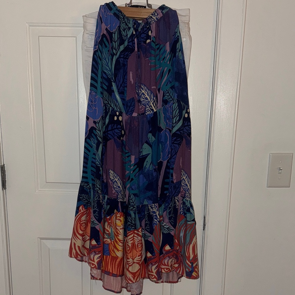 Anthropologie Maxi Skirt - Jungle Print